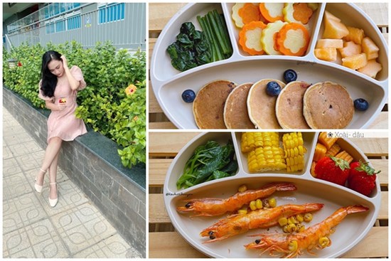 Mẹ 9x chia sẻ thực đơn giúp con trai 9 tháng tuổi đã ăn thô rất tốt