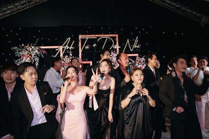 Loạt khoảnh khắc của sao Việt trong đám cưới Diệu Nhi-2