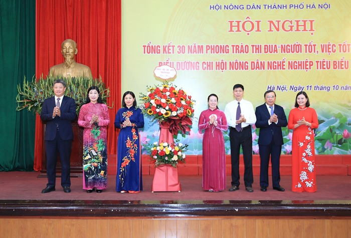 Hội Nông dân Thành phố tổng kết 30 năm phong trào thi đua Người tốt, việc tốt”-1