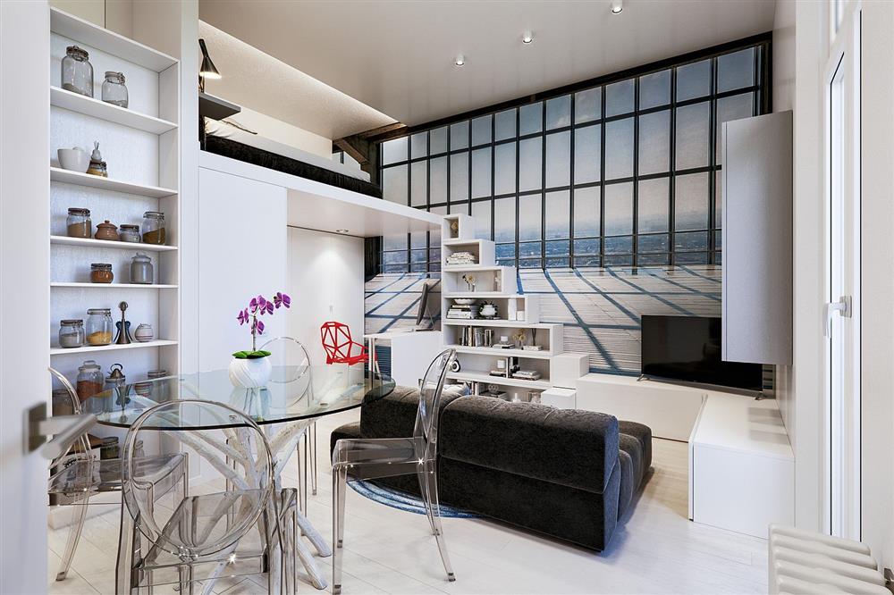 Căn hộ có nội thất siêu tiết kiệm không gian dù chỉ 29m²-5