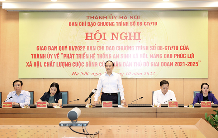 Ban Chỉ đạo Chương trình số 08-CTr/TU của Thành uỷ giao ban quý III/2022-3