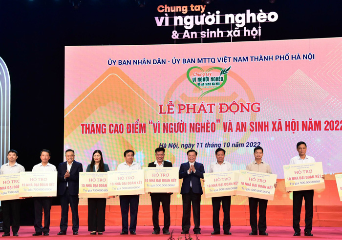 Phát động Tháng cao điểm Vì người nghèo” và an sinh xã hội Thành phố năm 2022-5