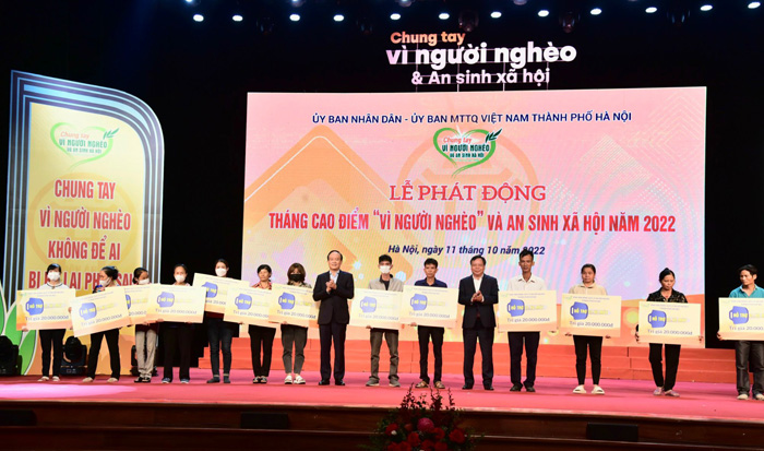 Phát động Tháng cao điểm Vì người nghèo” và an sinh xã hội Thành phố năm 2022-7