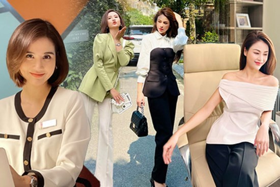 Phong cách công sở sang chảnh của 2 nữ chính mặc đẹp nhất phim VTV
