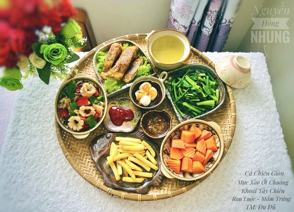 Mẹ đảm là người duy mỹ, chỉ mất 30 phút cho bữa ăn giàu dinh dưỡng, đẹp mắt khiến chị em thán phục-7