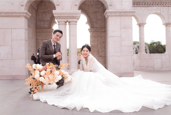 Bộ ảnh cưới ngọt ngào của chàng trai không chân Tô Đình Khánh-3