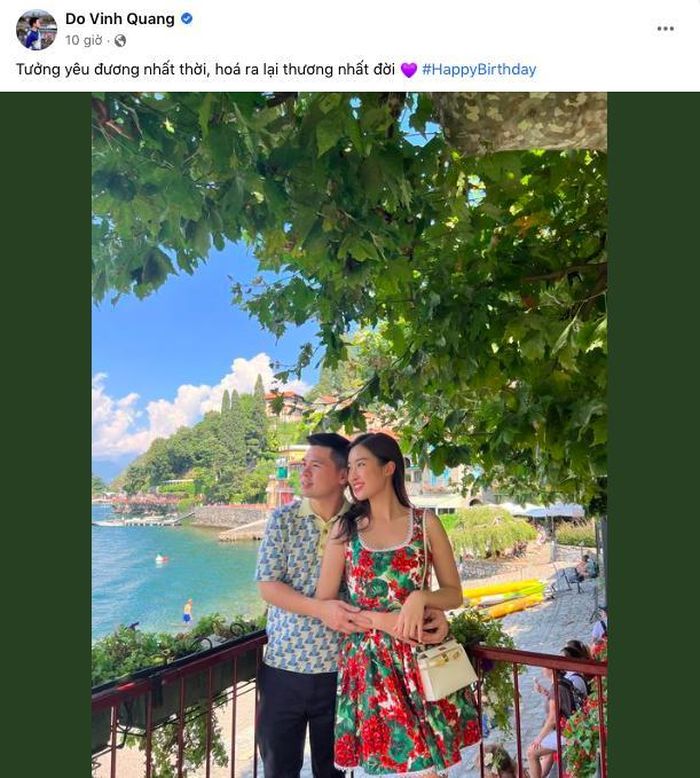 Con trai bầu Hiển đăng ảnh ôm eo Đỗ Mỹ Linh, vợ sắp cưới bắt bẻ ngay điều này-1