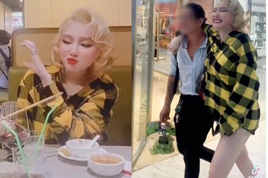 Không nhận ra Elly Trần mặt đơ, tóc vàng khè
