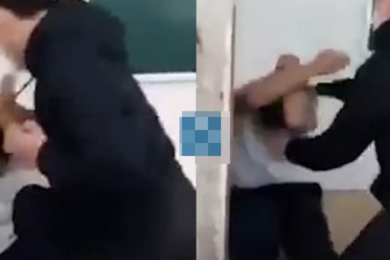 Nam sinh bị đánh dã man, bạn bè hò reo cổ vũ