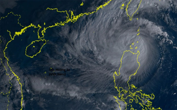 Biển Đông sắp hứng bão mạnh cấp 12-2