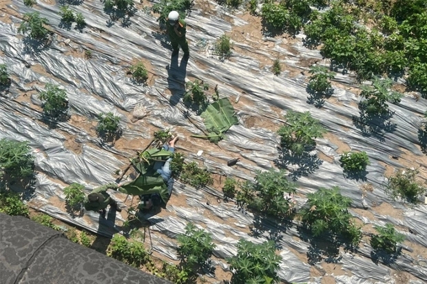 Hà Nội: Người phụ nữ bỏ lại xe máy, nhảy cầu Chương Dương-1