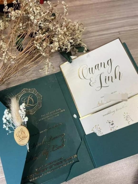 Thiệp cưới của Đỗ Mỹ Linh và Đỗ Vinh Quang: Đơn giản nhưng lại mang ý nghĩa đặc biệt-2