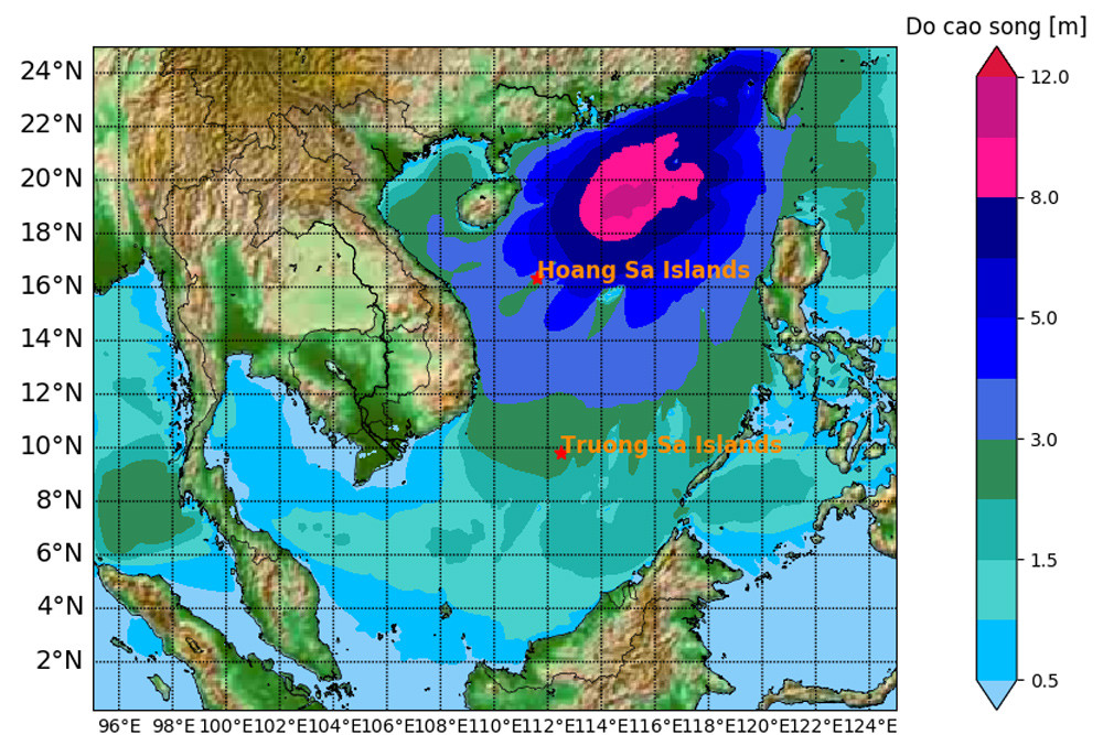 Bão số 6 (bão Nesat) giật cấp 14 quần thảo Biển Đông, sóng biển cao đến 10m-2
