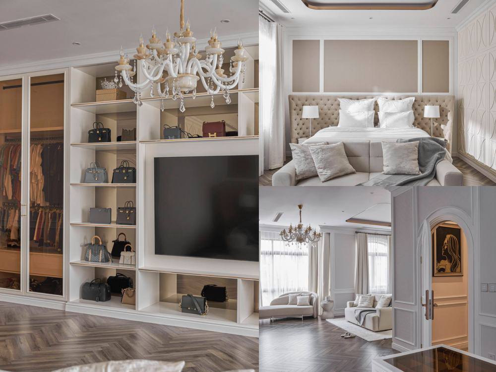 Toàn cảnh lâu đài ngốn 10 tỷ của Hoa hậu Hương Giang, nội thất toàn hàng tuyển theo phong cách Mỹ-10