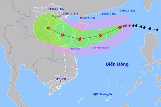 Bão số 6 tăng cấp, hướng vào đất liền Hà Tĩnh đến Thừa Thiên Huế