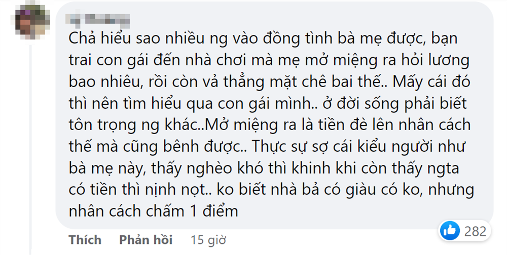 Ra mắt nhà người yêu, mẹ người yêu phán câu xanh rờn: Lương 8 triệu thì nuôi ai hả cháu?”-6