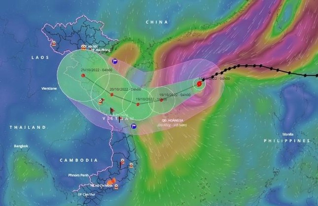 Bão số 6 tiến gần quần đảo Hoàng Sa, đạt cường độ mạnh nhất-1