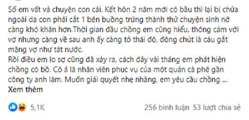 Bồ vừa có thai, chồng lập tức đòi ly hôn vợ để thay chính thất nhưng nhìn rổ ốc trên bàn, anh vội quay xe” không kịp-1