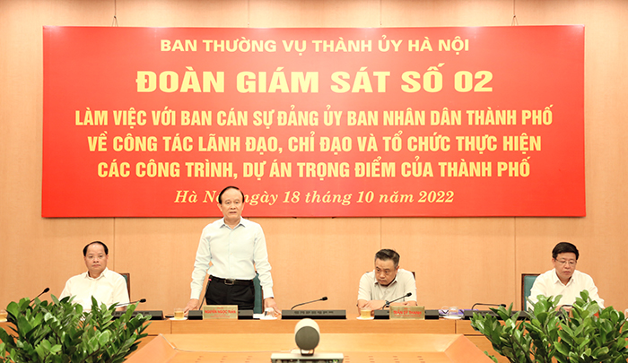 Rà soát tiến độ, tập trung tháo gỡ những khó khăn, vướng mắc trong thực hiện các công trình, dự án trọng điểm-1