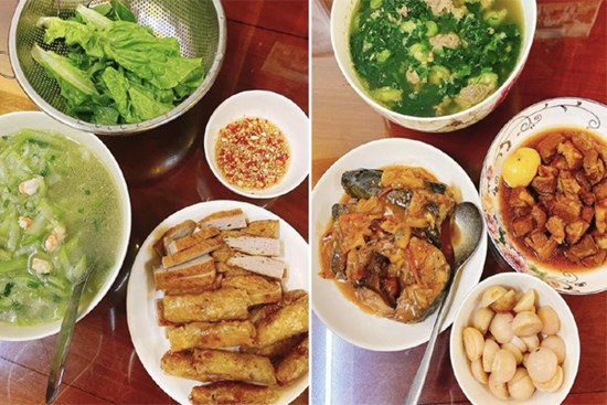 Nấu nướng cũng là cách giải tỏa stress và loạt mâm cơm nhà đáng nể của một dân văn phòng bận rộn