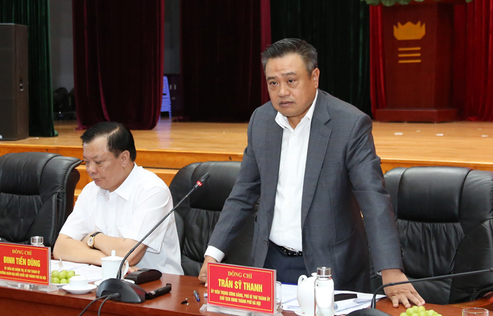 Thường trực Thành ủy làm việc với Ban Thường vụ Quận ủy Bắc Từ Liêm-4