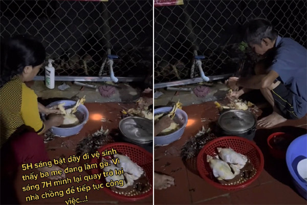 Về thăm nhà ngoại sau thời gian lấy chồng, cô gái phát khóc vì 5 giờ sáng bố mẹ đã hì hụi thịt gà để mình đem đi-4