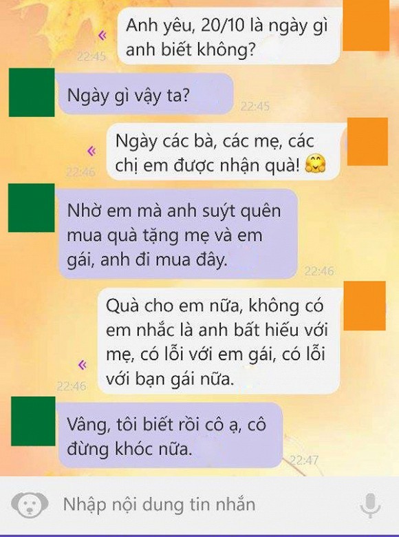 Muôn kiểu đòi quà ngày Phụ nữ Việt Nam 20/10 cực bá đạo-6