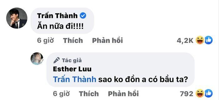 Hari Won bị mẹ hỏi chuyện mang bầu, Trấn Thành để lại bình luận gây chú ý-2