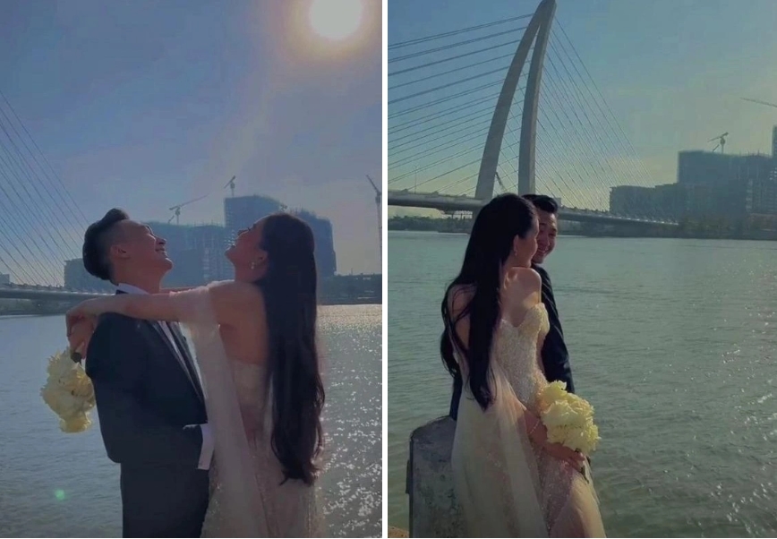 Ảnh cưới của Lê Âu Ngân Anh và MC Phan Tô Ny-3