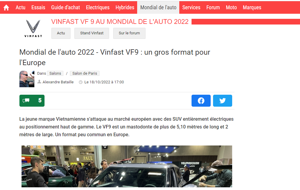 Truyền thông châu Âu: ‘Việt Nam đang có một thương hiệu ô tô rất mạnh và hấp dẫn’-1