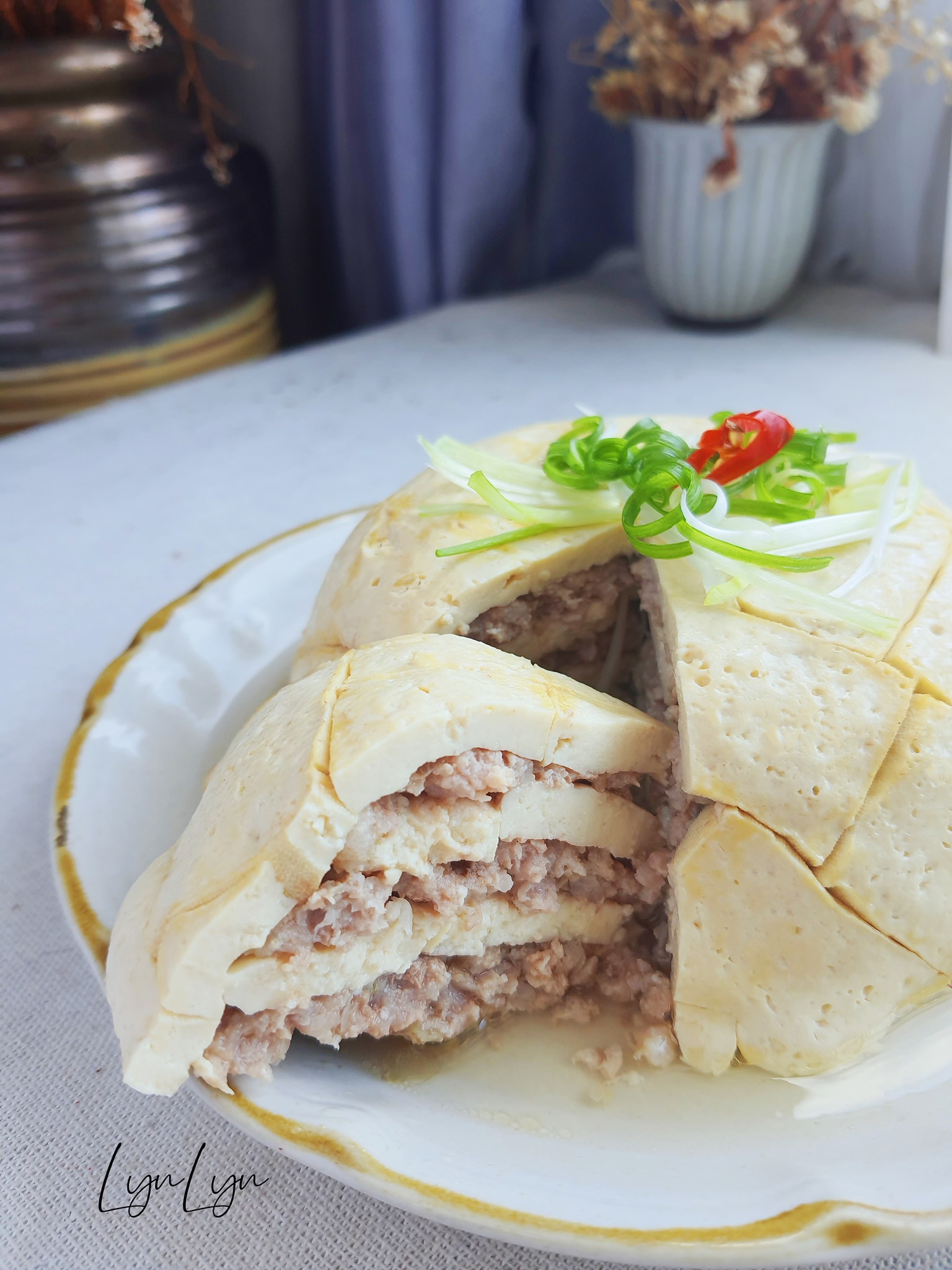 Mách bạn làm món đậu phụ chưng thịt nhiều tầng, vừa ngon vừa đẹp-4