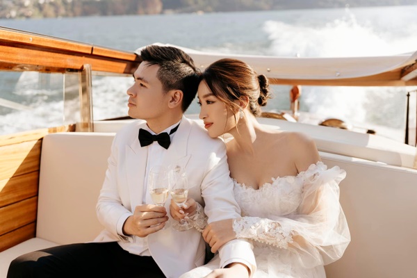 Lễ đón dâu Hoa hậu Đỗ Mỹ Linh: Con trai nhà bầu Hiển cùng dàn xế hộp sẵn sàng rước nàng về dinh-4