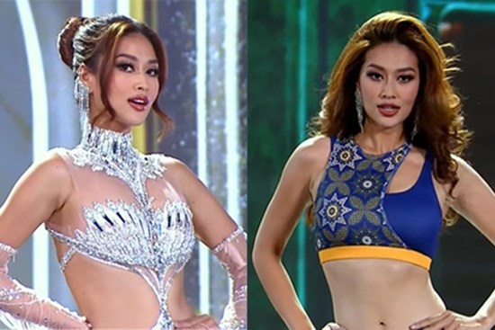 Toàn cảnh bán kết Miss Grand International: Thiên Ân và dàn thí sinh trình diễn bùng nổ, không có phần hô tên truyền thống