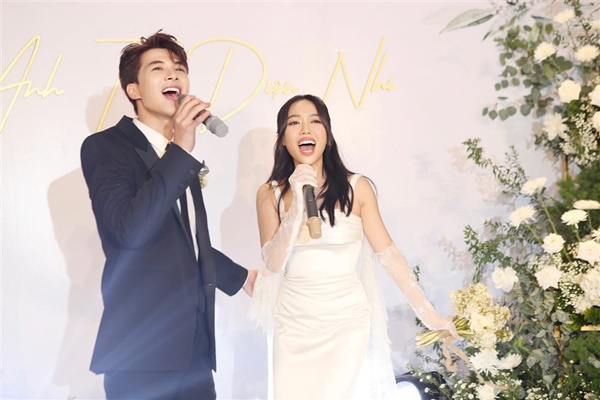 Hé lộ thực đơn đám cưới Diệu Nhi - Anh Tú ở Hà Nội-5