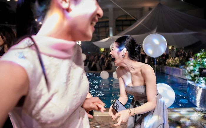 Nghệ sĩ dự đám cưới Phương Nga bị đẩy xuống hồ bơi giữa trời lạnh-2