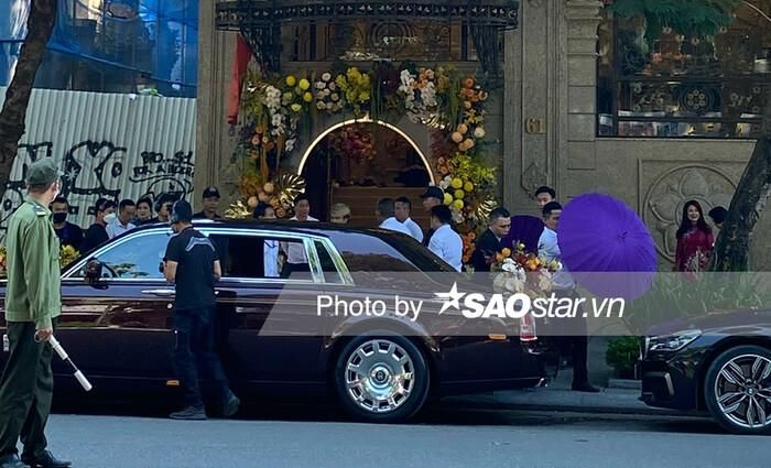 Lễ đón dâu Hoa hậu Đỗ Mỹ Linh: Con trai nhà bầu Hiển cùng dàn xế hộp sẵn sàng rước nàng về dinh-3