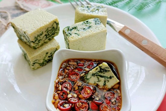 Bữa ăn lành mạnh với trứng hấp rau mềm ngon không dầu mỡ