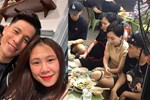 Nam thần U23 Việt Nam dịu dàng lau nước mắt cho vợ trong ngày ăn hỏi-9