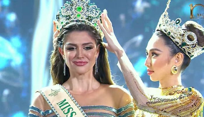 Nhan sắc cô gái vừa đăng quang Hoa hậu Hòa bình Quốc tế-1