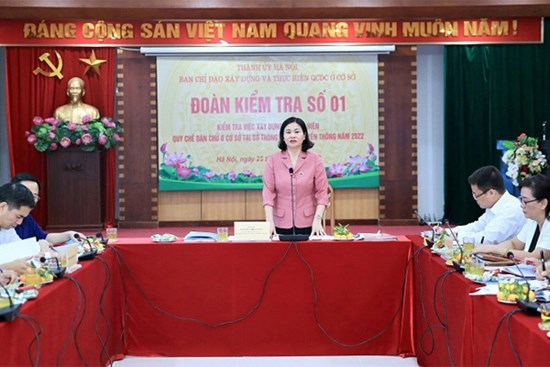 Phát huy vai trò của người đứng đầu trong thực hiện Quy chế dân chủ ở cơ sở