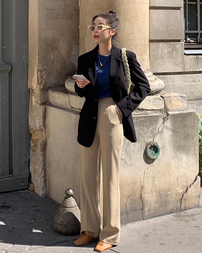 10 công thức diện blazer và quần âu dành cho nàng công sở-4