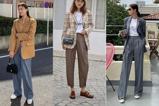 10 công thức diện blazer và quần âu dành cho nàng công sở