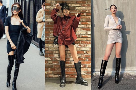 Dàn idol xứ kim chi mê mẩn boots cao cổ