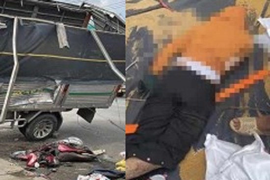 Xe tải lật đè chết cô gái 22 tuổi ở Đồng Nai