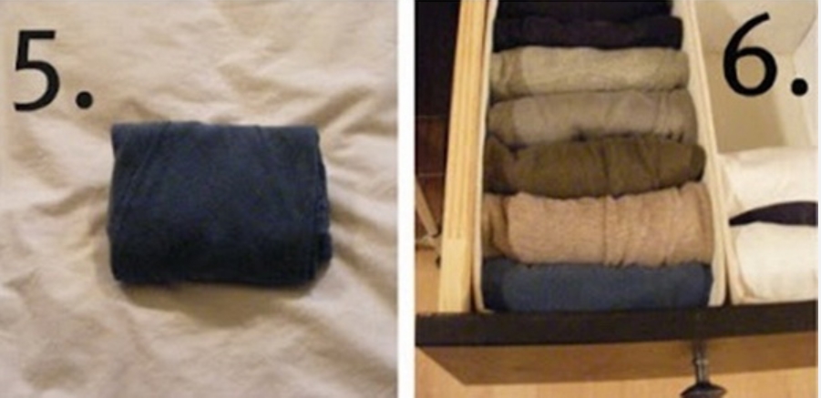 Cách gấp quần áo để không bị nhăn, lại tiết kiệm gấp đôi, gấp ba diện tích tủ chứa-7