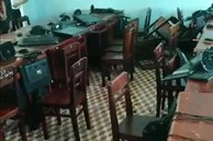 Nhóm học sinh lẻn vào trường ban đêm đập phá nhiều máy tính, tivi, tài sản