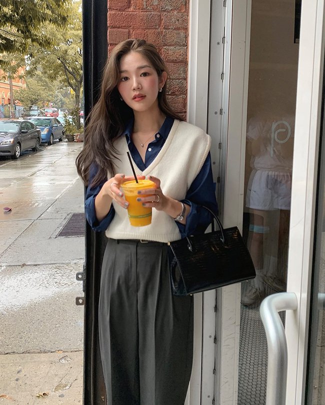 Phối đồ layer với áo sơ mi trong mùa lạnh-2