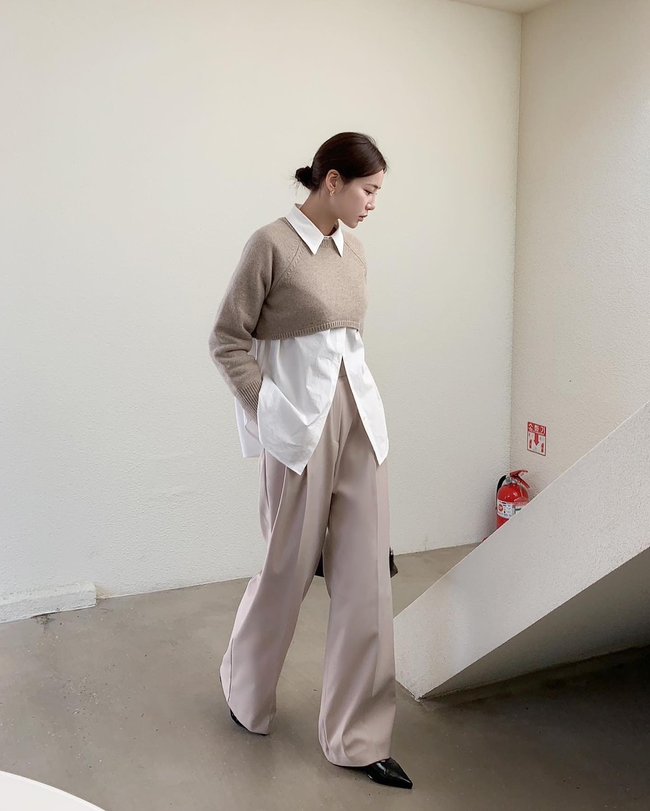 Phối đồ layer với áo sơ mi trong mùa lạnh-5