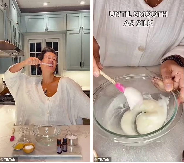 Trào lưu dùng kem đánh răng tự chế trên Tiktok và lời cảnh báo của nha sĩ-1