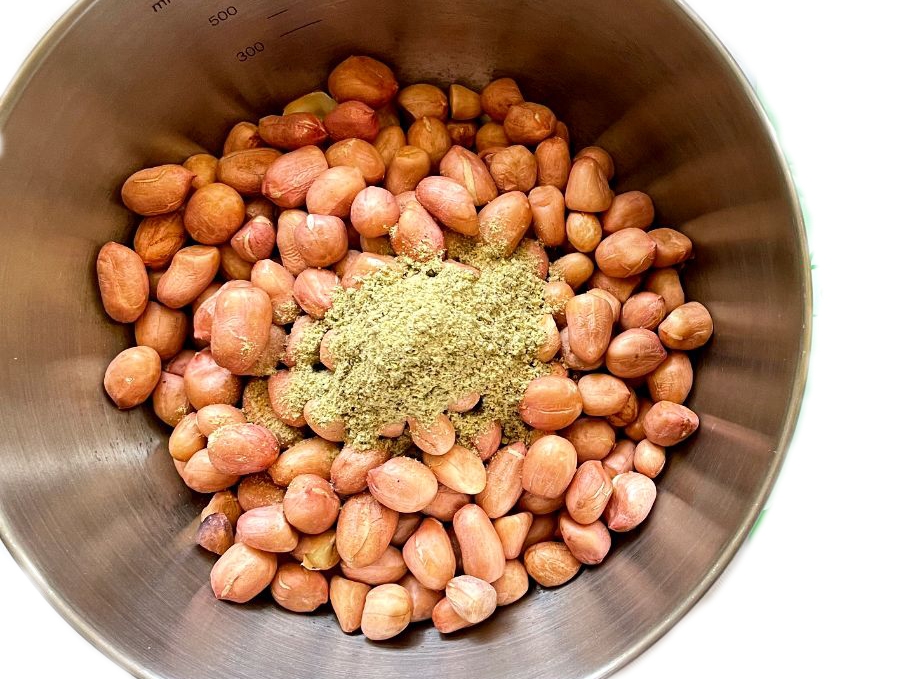 10 phút làm món lạc rang muối tiêu bằng nồi chiên không dầu-1